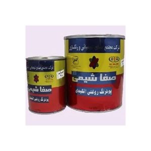 رنگ روغنی مشکی براق صفاشیمی کد 705 وزن 4 کیلوگرم